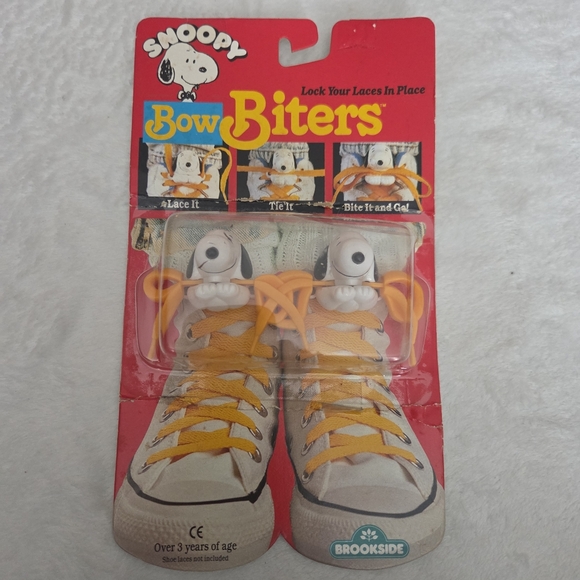 Peanuts Other - Snoopy‎ Bow Biters Brookside Vintage New In Package Sealed 80s